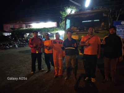 เทศบาลตำบลตาดทอง ออกระงับเหตุเพลิงไหม้พื้นที่ตำบลตาดทอง อำเภอเมืองยโสธร จังหวัดยโสธร