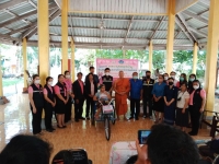งานพัฒนาชุมชน เทศบาลตำบลตาดทอง เข้าร่วมโครงการ "คาราวานครอบครัวไทย ปันสุขสูงวัยและคนพิการจังหวัดยโสธร เนื่องในวันผู้สูงอายุแห่งชาติและวันแห่งครอบครัว ประจำปี 2566"