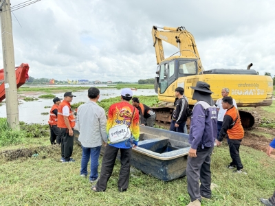 เทศบาลตำบลตาดทอง &ldquo;เข้าร่วมโครงการกำจัดผักตบชวาและวัชพืชเพื่อป้องกันและแก้ไขปัญหาอุทกภัย ประจำปี 2568&rdquo;